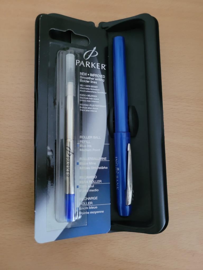 ING Parker pen met nieuwe vulling, Ophalen, Zo goed als nieuw
