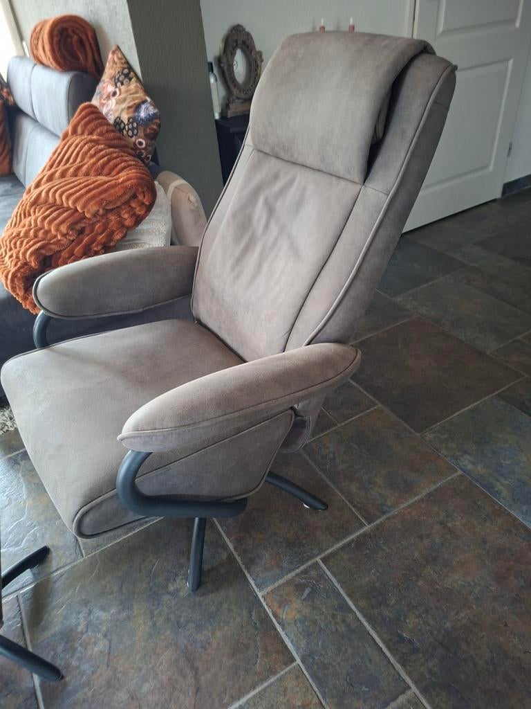 Relaxfauteuil, Ophalen of Verzenden, Zo goed als nieuw, Stof, 75 tot 100 cm