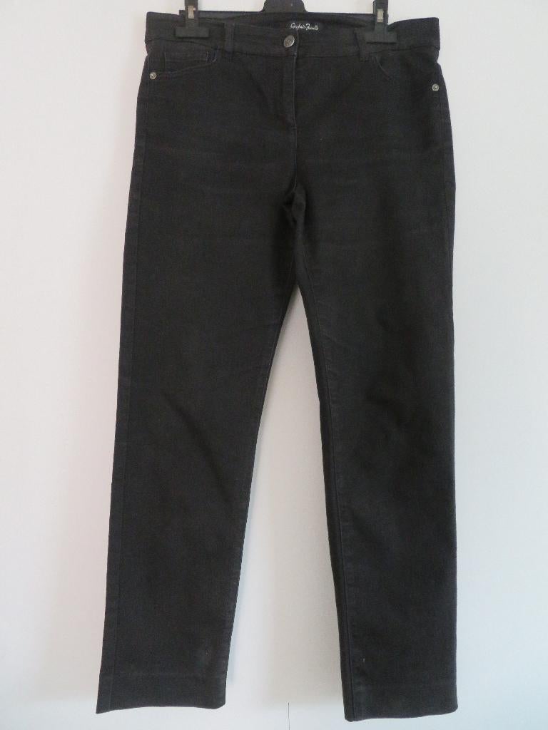 Dames broek Gafair jeans Maat 40 zwart Z.G.A.N., Maat 38/40 (M), Zwart, Gafair jeans, Ophalen of Verzenden