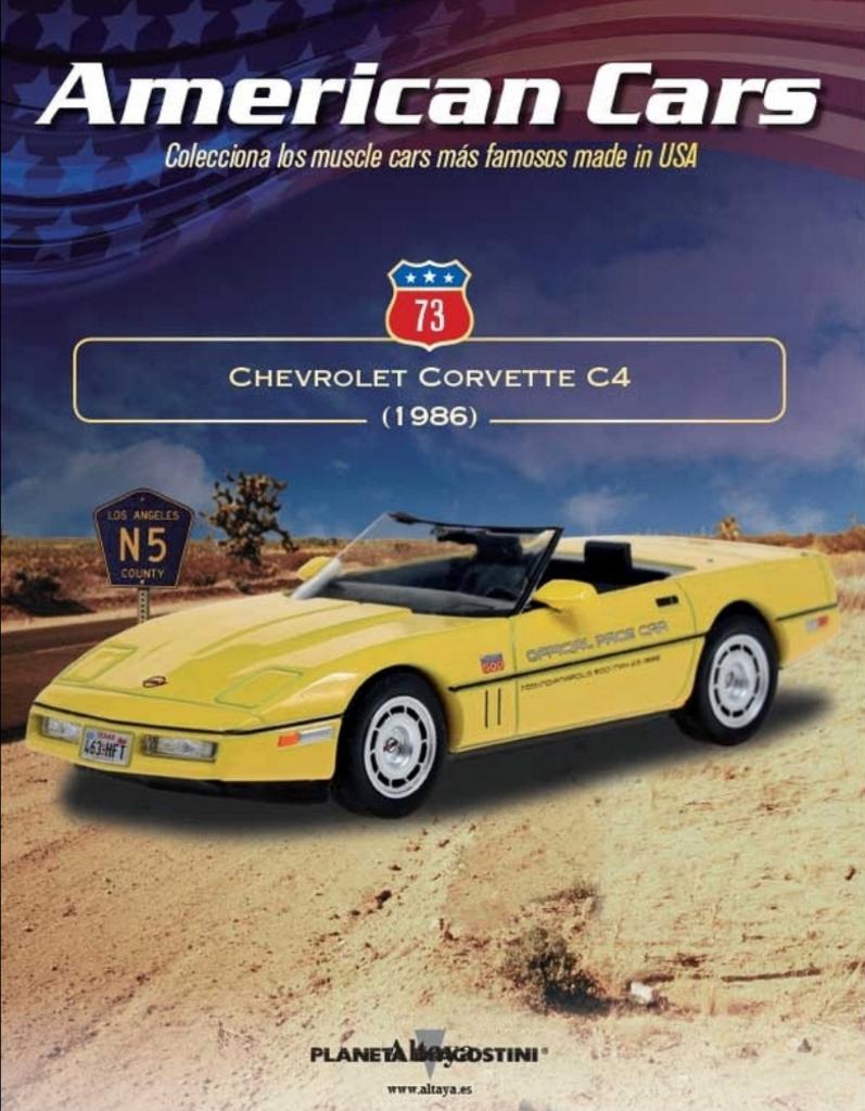 Chevrolet Corvette C4 1986 1/43 ALTAYA American cars # 73, Hobby en Vrije tijd, Modelauto's | 1:43, Verzenden, Nieuw, Auto, Overige merken