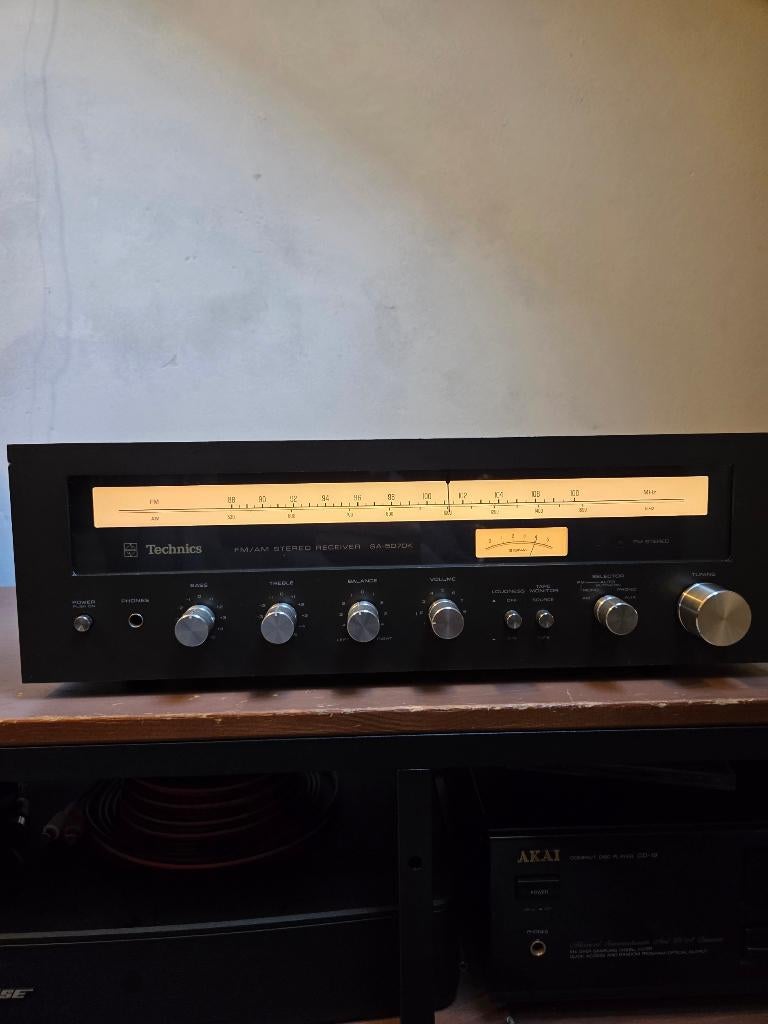 Technics SA-5070K receiver 1978, Audio, Tv en Foto, Versterkers en Receivers, Gebruikt, Ophalen, Overige merken, Minder dan 60 watt