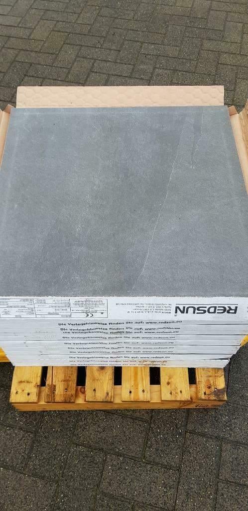 5x Keramische tegels 60x60x3 Antraciet te koop, Keramiek, Nieuw, Ophalen of Verzenden, Minder dan 5 m²