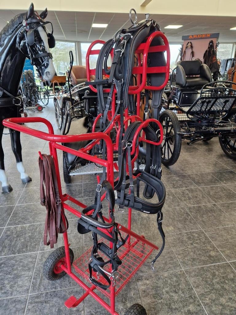 Arden Enkelspan Tuig Mentuig Biothane Pony Zwart, Dieren en Toebehoren, Ophalen of Verzenden, Gebruikt, Overige soorten