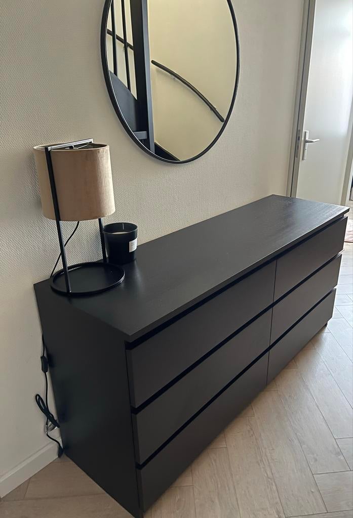 Ikea Malm ladekast met 6 lades - Zo goed als nieuw, Ophalen, 5 laden of meer, 150 tot 200 cm, Zo goed als nieuw