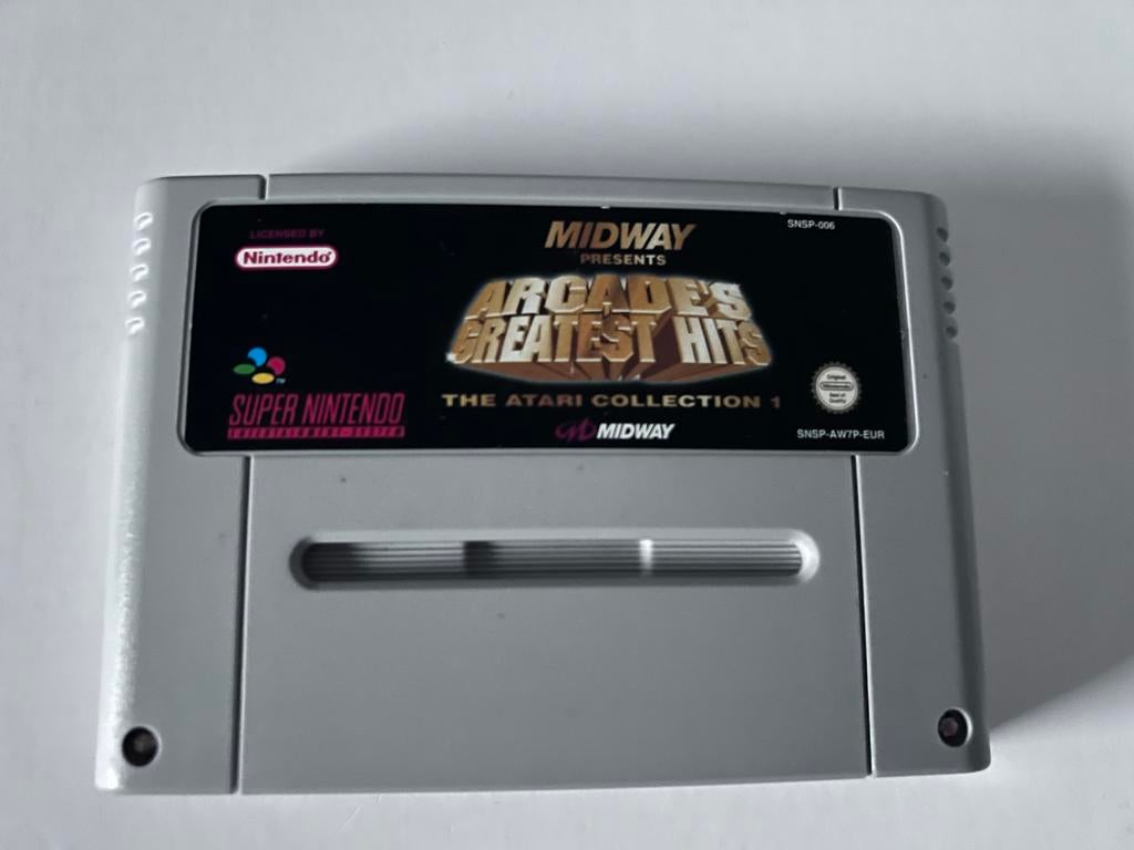 Midway Arcade's Greatest Hits SNES - Atari Collection 1, Gebruikt, Overige genres, 1 speler, Eén computer