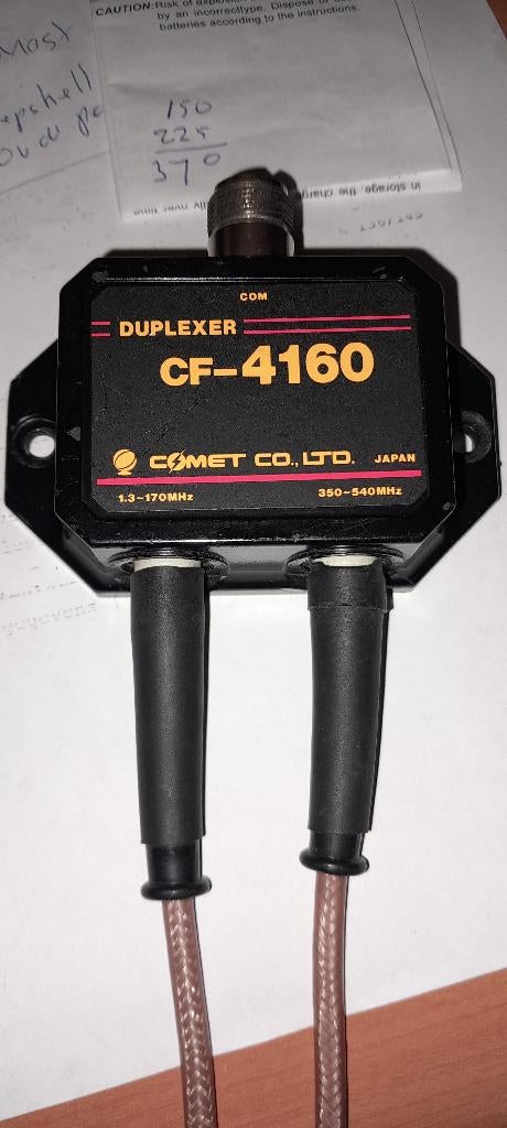 COMET duplexer, Ophalen of Verzenden, Zo goed als nieuw, Zender en Ontvanger