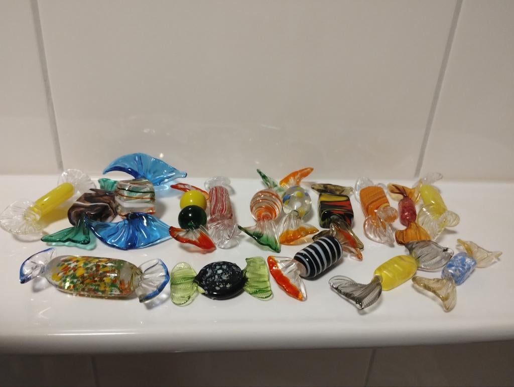 Murano glass candy glazen snoepjes, Antiek en Kunst, Antiek | Glas en Kristal, Ophalen of Verzenden