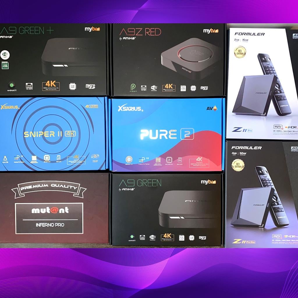 Prixon - Amiko - Xsarius - Formuler - TV Box - IPTV - Kastje, Audio, Tv en Foto, Mediaspelers, Ophalen of Verzenden, Nieuw