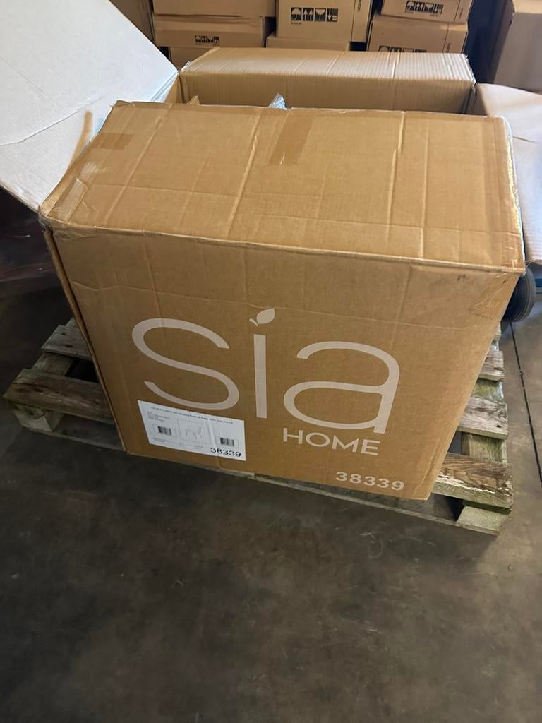 SET VAN 2: Luxe SIA Home Designstoelen Mosterdgeel Velours, Ophalen, Twee, Overige kleuren, .