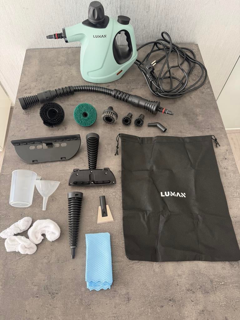 LUMAN stoomreiniger met alle accessoires, Ophalen of Verzenden, Nieuw, Stoomreiniger