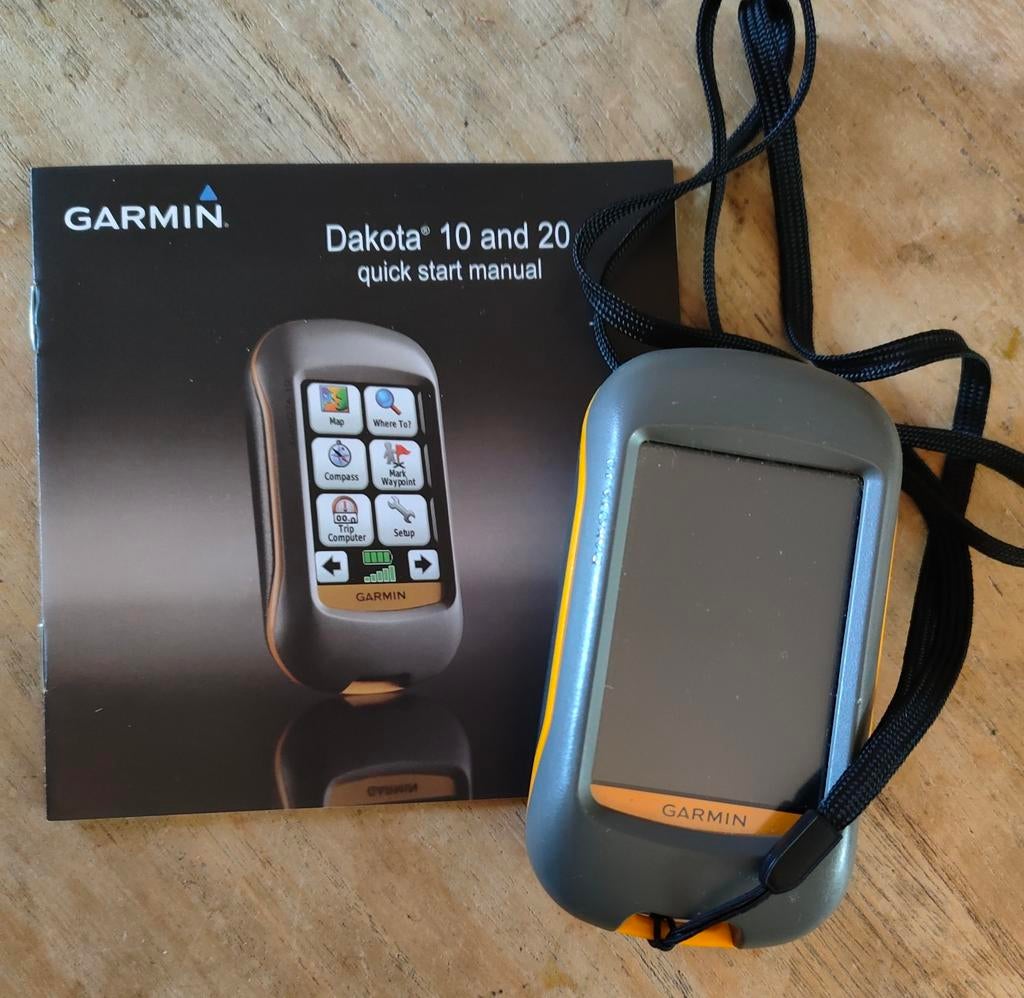 Garmin Dakota 10 GPS apparaat met handleiding, Ophalen of Verzenden, Gebruikt