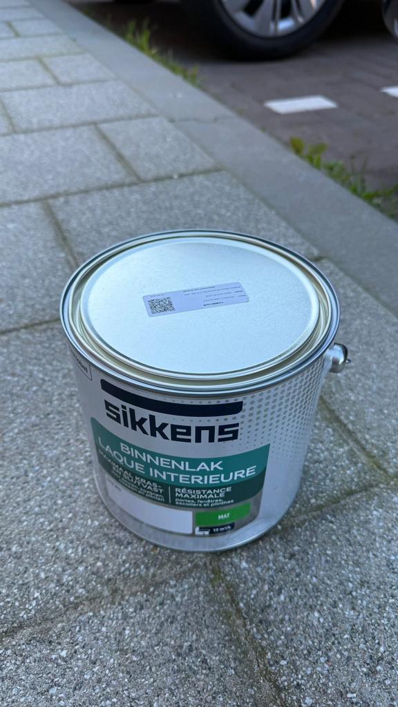 Sikkens Binnenlak Mat 2,5L - Singing Sand PPG1022-1, Ophalen, Beige, Nieuw, Lak