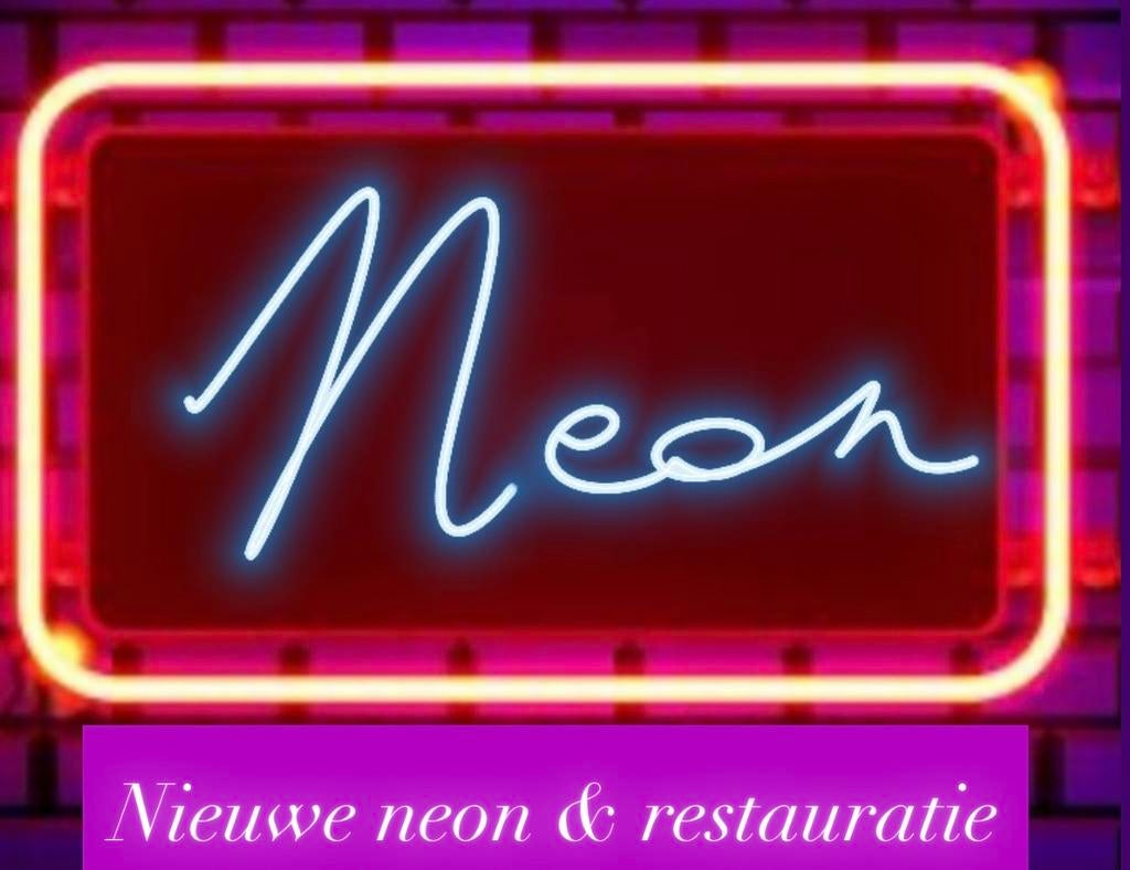 Neon, reclame, lichtreclame, Verzamelen, Ophalen, Zo goed als nieuw, Lichtbak of (neon) lamp