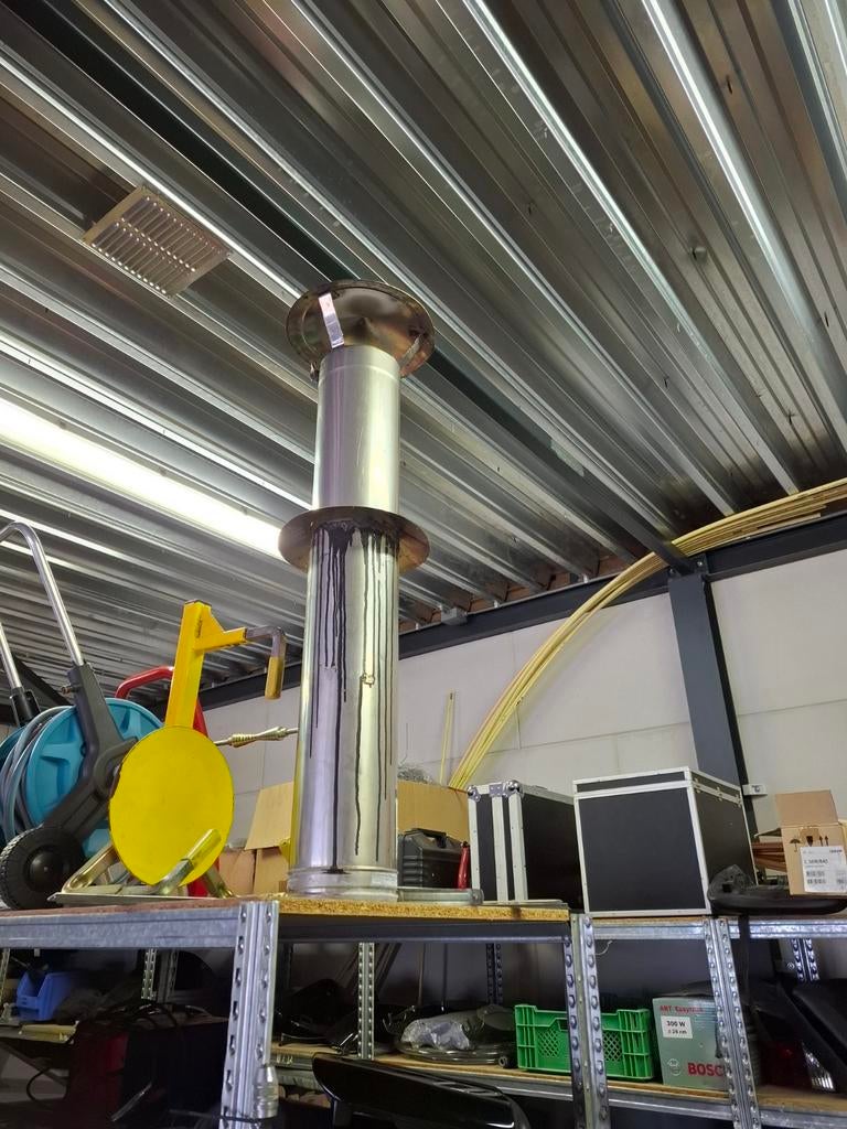 Kachelpijp, Huis en Inrichting, Kachels, Ophalen of Verzenden, Gebruikt, Hout, Houtkachel