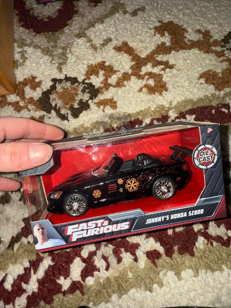 Fast & Furious Johnny's Honda S2000 modelauto, Hobby en Vrije tijd, Modelbouw | Auto's en Voertuigen, Auto, Groter dan 1:32, Nieuw