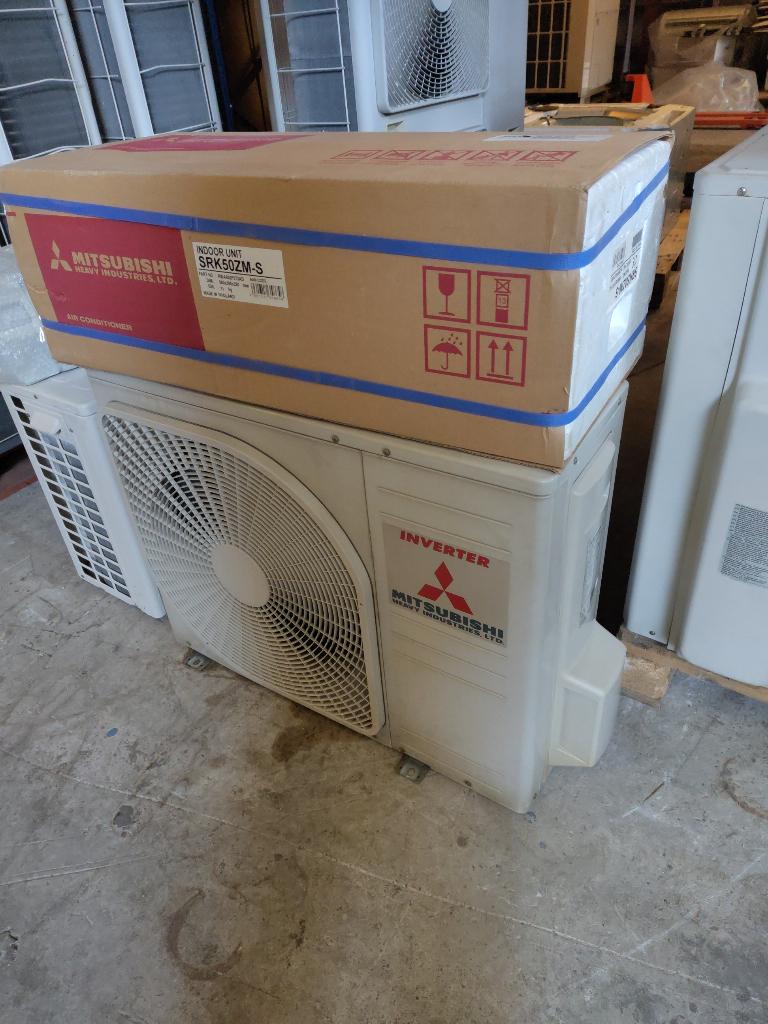Mitsubishi airco inverter warmtepomp 5 kW wandmodel A++, Koelen en Ontvochtigen, Timer, Refurbished, 3 snelheden of meer