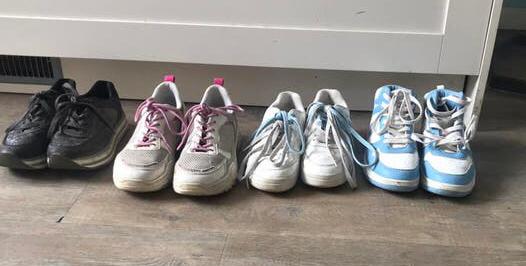Verschillende schoenen maat 37 t/m 38, Kleding | Dames, Schoenen, Ophalen, Gedragen, Overige kleuren, Sneakers of Gympen