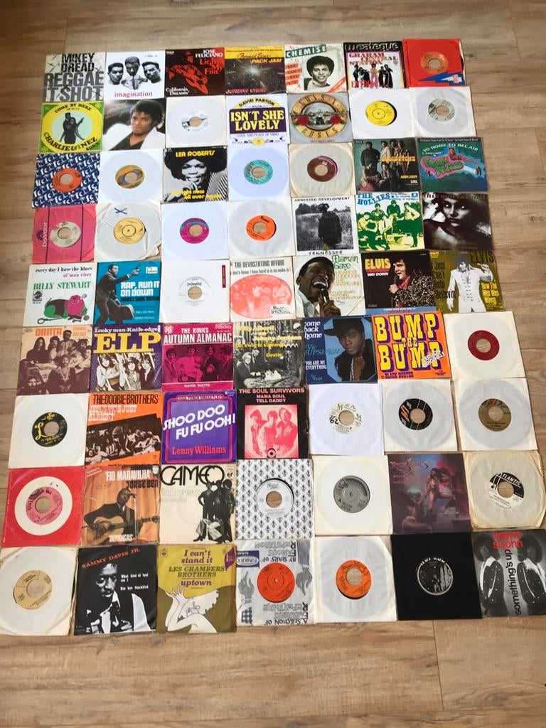 Partij single 148 stuks soul rock hip hop, Cd's en Dvd's, Vinyl Singles, Ophalen of Verzenden, Zo goed als nieuw