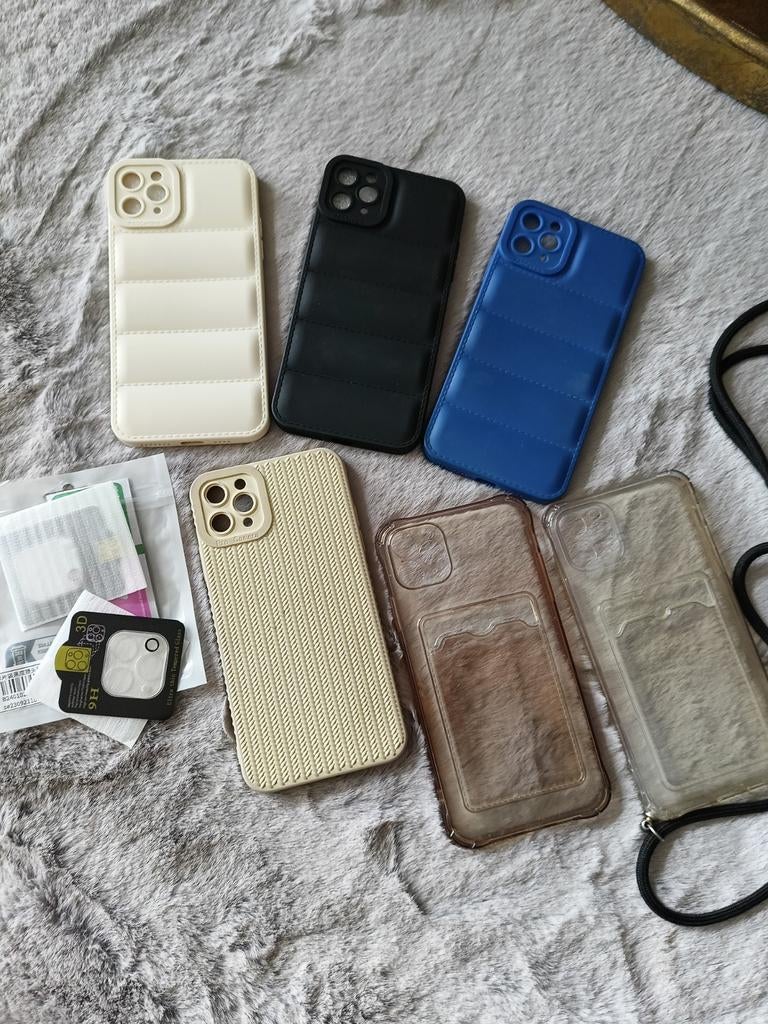 iPhone 11 Pro Max hoesjes en camera beschermglas, Ophalen of Verzenden