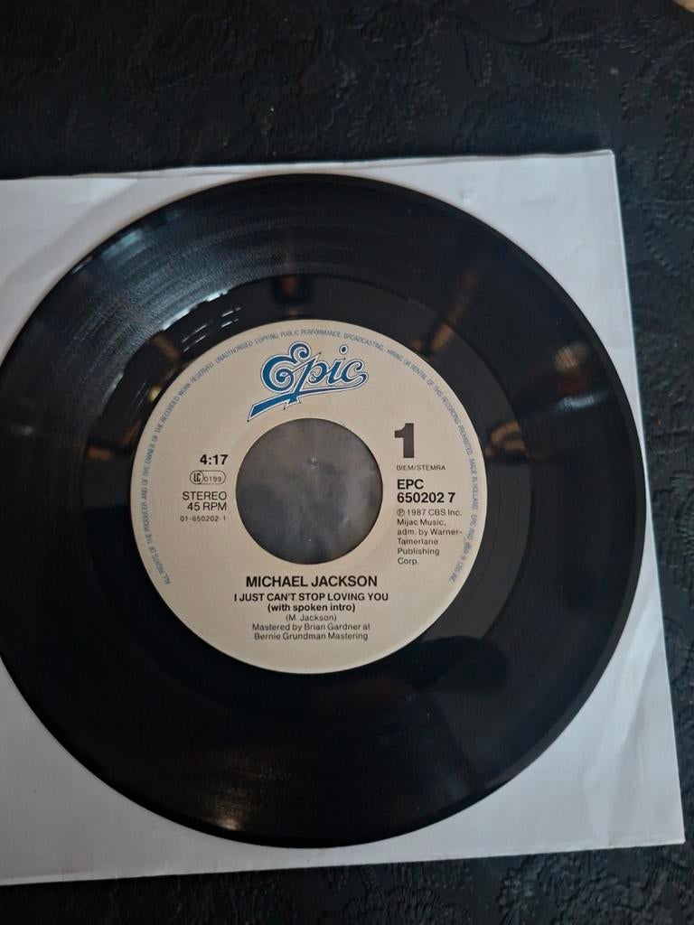 Michael Jackson - I Just can't stop loving you, Cd's en Dvd's, Vinyl Singles, Ophalen of Verzenden, Gebruikt, Pop