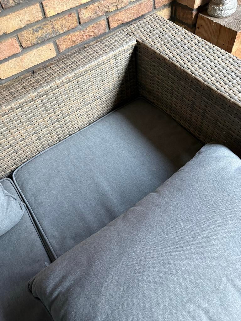 Praxis lounge bank, Tuin en Terras, Tuinsets en Loungesets, Gebruikt, Loungeset, Wicker, Bank
