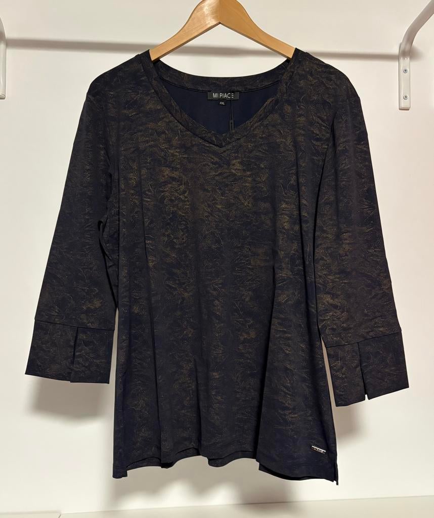 Mi Piace travelstof shirt maat XXL, Kleding | Dames, Grote Maten, Ophalen of Verzenden, Nieuw, Overige kleuren, Shirt of Top