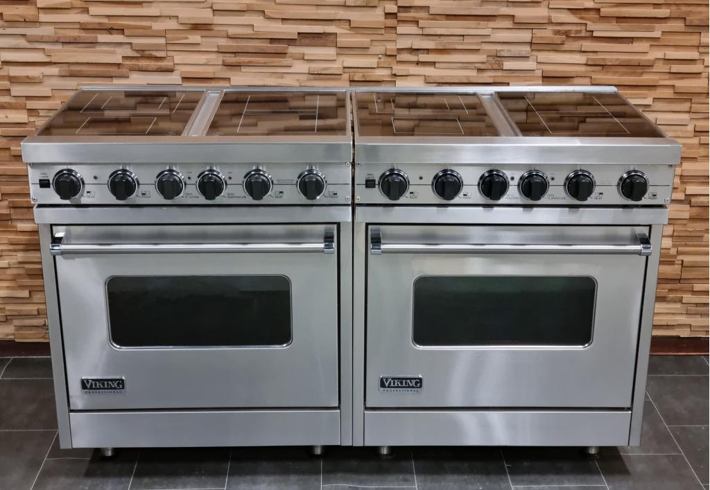 Luxe Fornuis Viking 150 cm rvs keramisch 8 zone 2 ovens, Witgoed en Apparatuur, Fornuizen, Niet ingevuld, 60 cm of meer, Keramisch