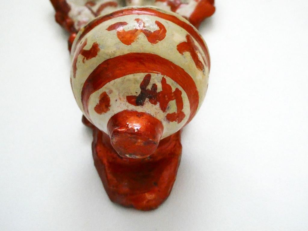 Spaans Manises wijwaterbakje ca. 1700 - 1750 lusterglazuur, Antiek en Kunst, Ophalen of Verzenden