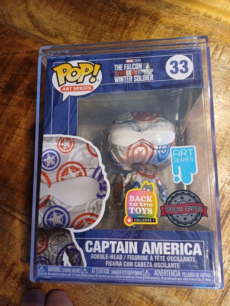 Funko POP Marvel The Falcon Winter Soldier - Captain America, Verzamelen, Poppetjes en Figuurtjes, Ophalen of Verzenden, Nieuw