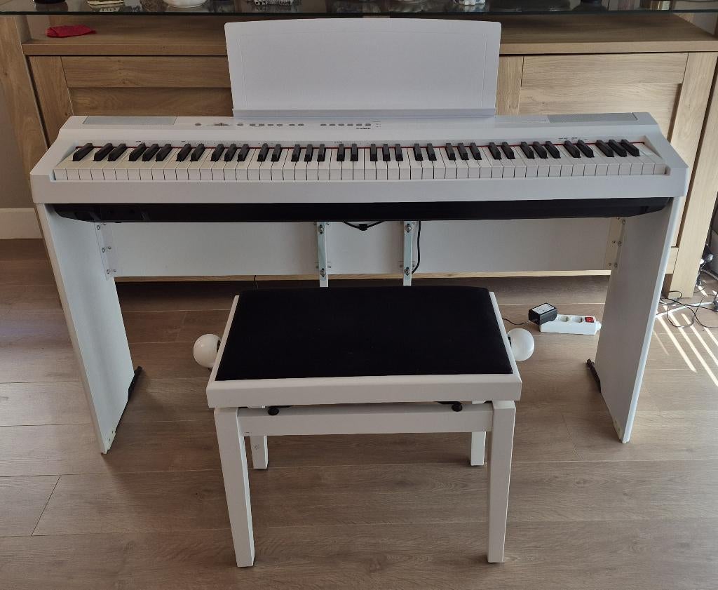 Yamaha P-125 piano wit, Muziek en Instrumenten, Keyboards, Ophalen, 88 toetsen, Yamaha, Zo goed als nieuw
