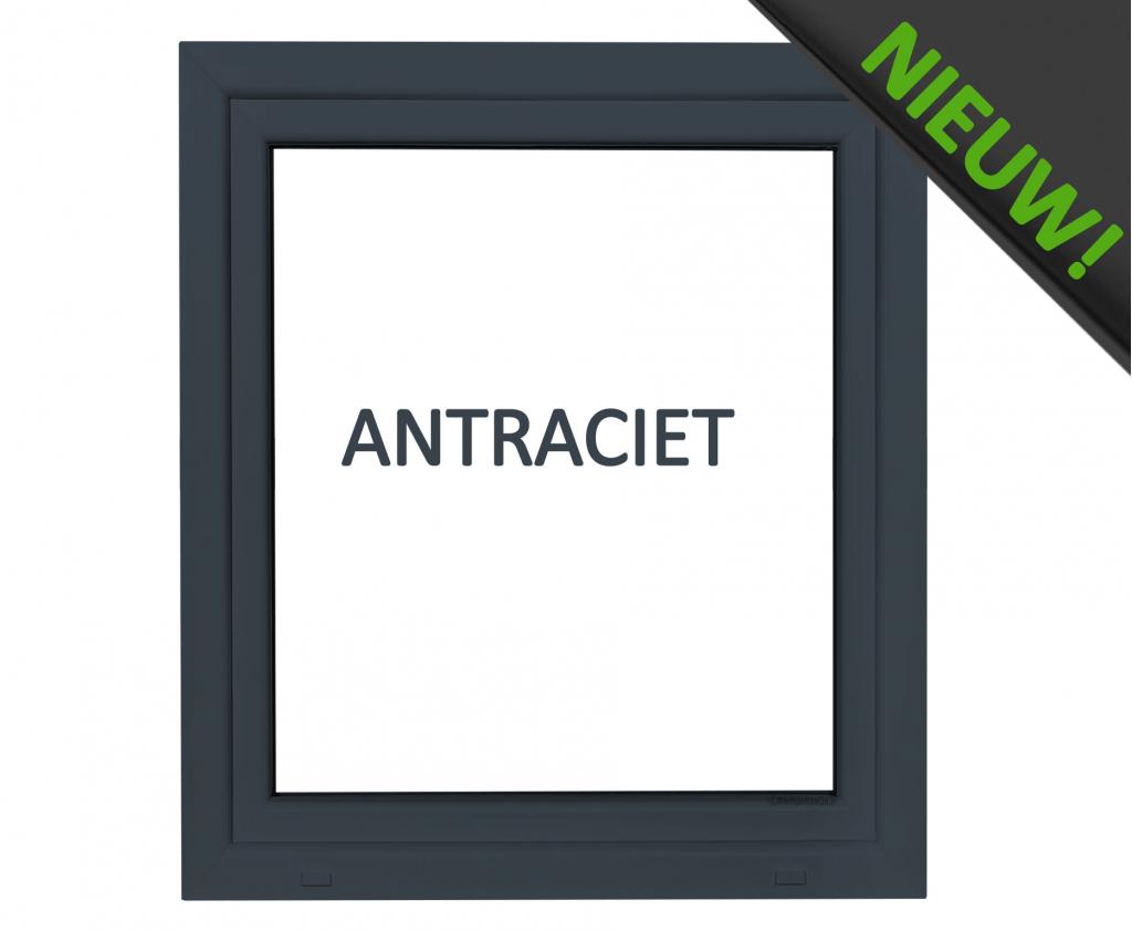 Kunststof antraciet kozijn b80 x h100 RAL7016