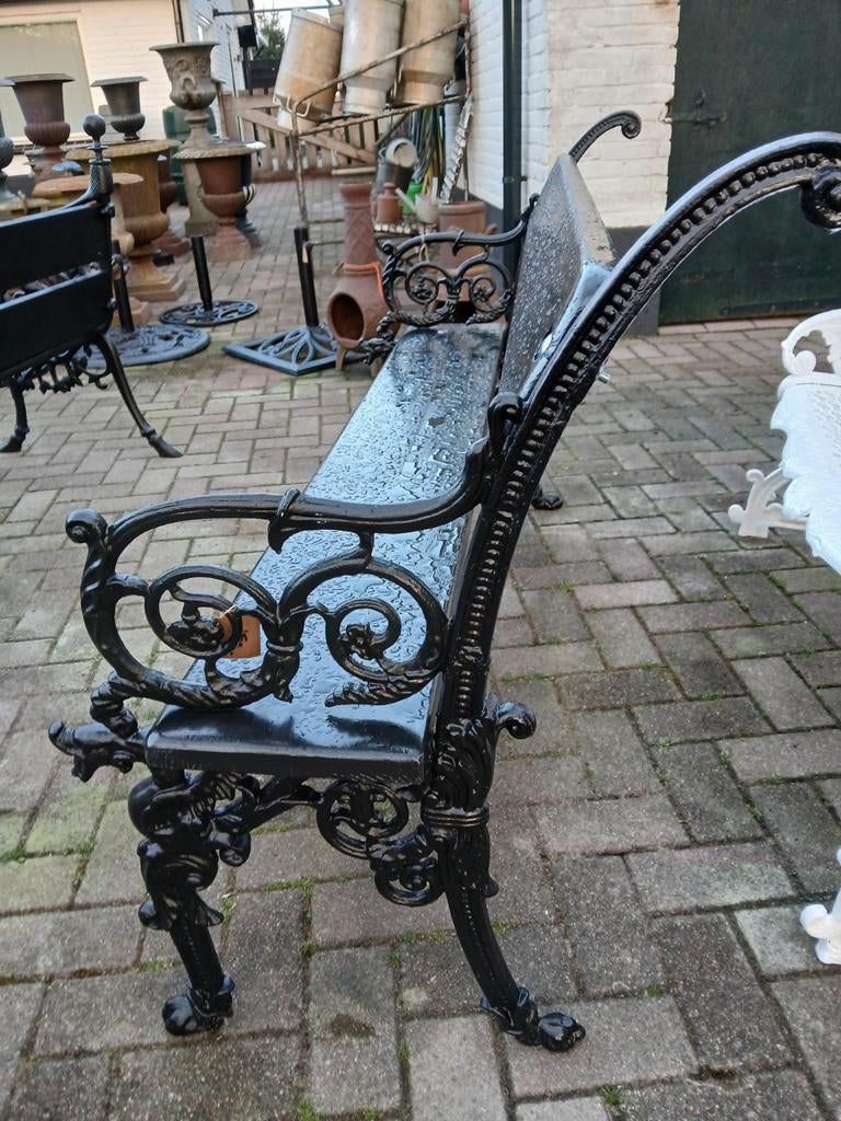 Gietijzeren tuinbank, Ophalen, Metaal