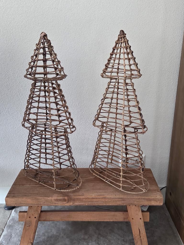 Rieten Kerstbomen, Ophalen, Zo goed als nieuw, Overige vormen, Riet