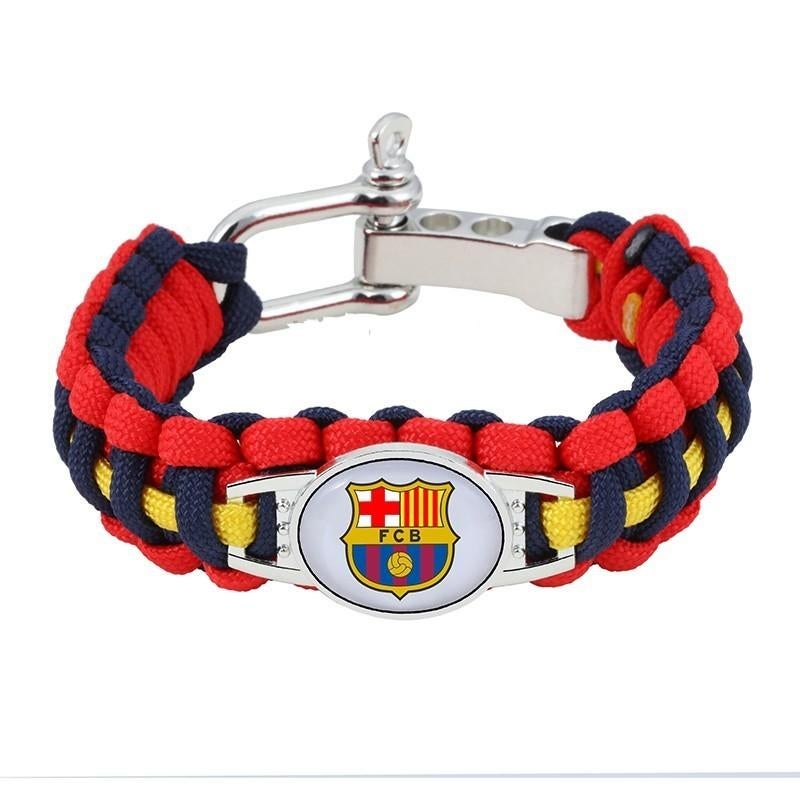 Uniek mooie Socios Paracord armband van FC BARCELONA € 9,95, Verzamelen, Sportartikelen en Voetbal, Nieuw, Buitenlandse clubs
