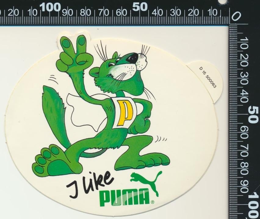 Sticker: Puma - I like Puma, Ophalen of Verzenden, Zo goed als nieuw, Sport