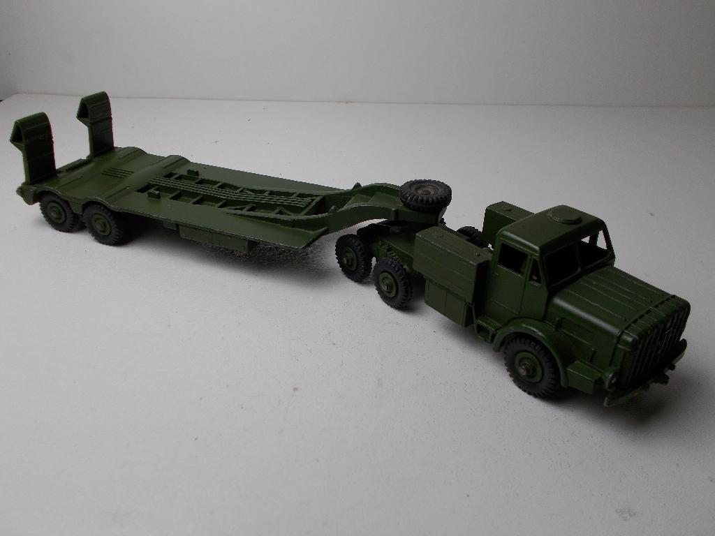 1957 Dinky Supertoys 660 MIGHTY ANTAR TANKTRANSPORTER (-F-), Hobby en Vrije tijd, Modelauto's | 1:43, Ophalen of Verzenden, Zo goed als nieuw