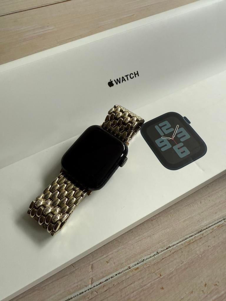 Apple watch SE1, Ophalen of Verzenden, Zo goed als nieuw, Zwart, IOS