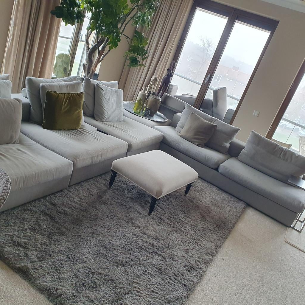 Minotti Flexform Zithoek - Modulaire Hoekbank, Ophalen of Verzenden, Zo goed als nieuw, Stof, Modern, Design, Comfortabel