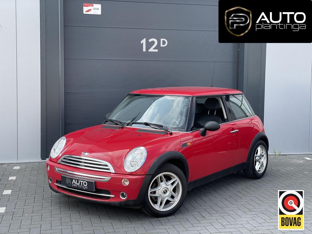 Mini Mini 1.6 One 90PK | Zeer Nette Staat | Airco | Complete, Auto's, Mini, Voorwielaandrijving, Gebruikt, Zwart, 4 cilinders