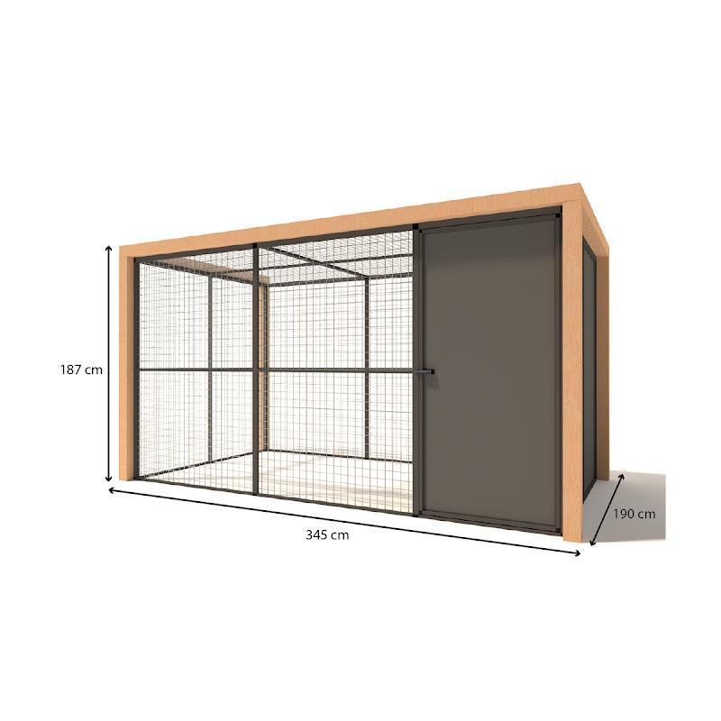 Voliere aluminium Noor | model 1, Ophalen of Verzenden, Nieuw, Aluminium, Volière