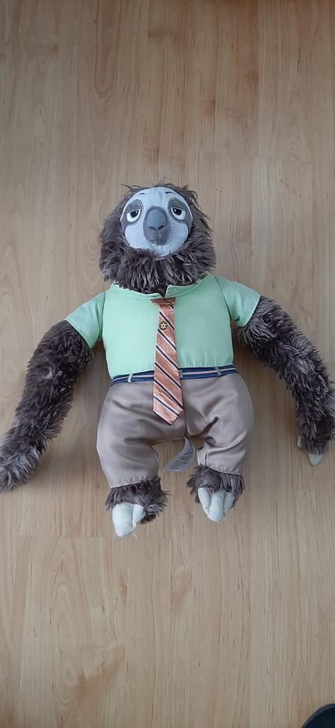 Leuke luiaard knuffel van Zootropolis, Disney, Overige typen, Ophalen of Verzenden, Middelgroot (20 tot 80 cm)