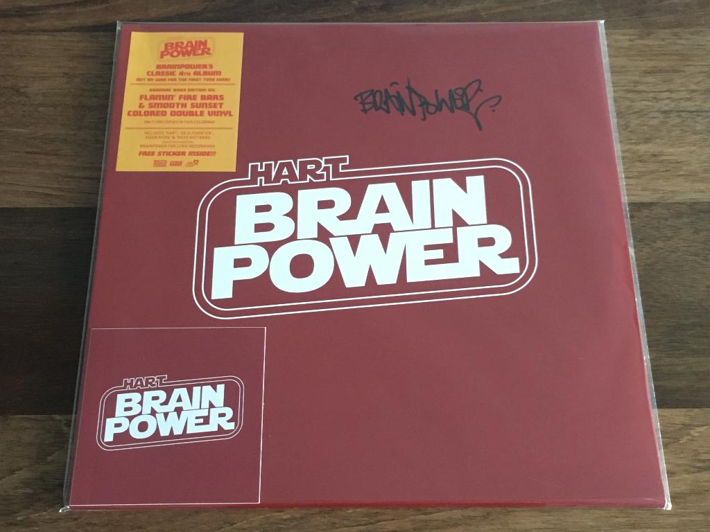 Vinyl 2LP Brainpower Hart ORANGE GESIGNEERD RSD 2022 NIEUW, Ophalen of Verzenden, Nieuw in verpakking, 12 inch, Rap of Hip Hop