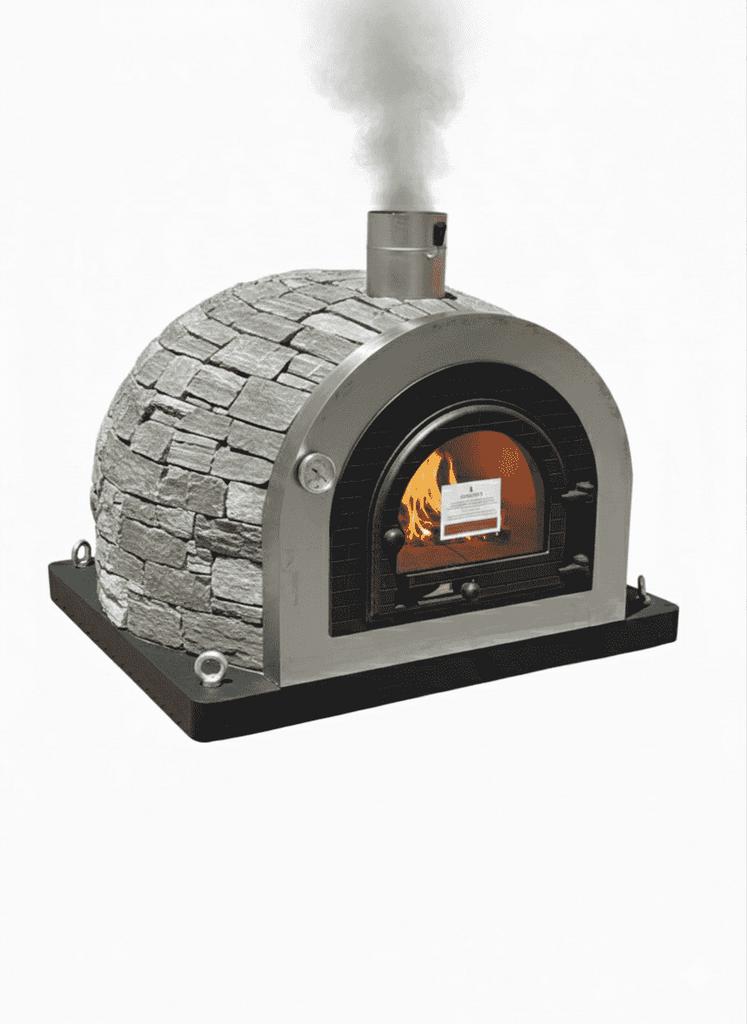 Houtgestookte Pizzaoven 100x100 - Steenoven NIEUW - Voorraad, Tuin en Terras, Vuurkorven, Ophalen, Zo goed als nieuw