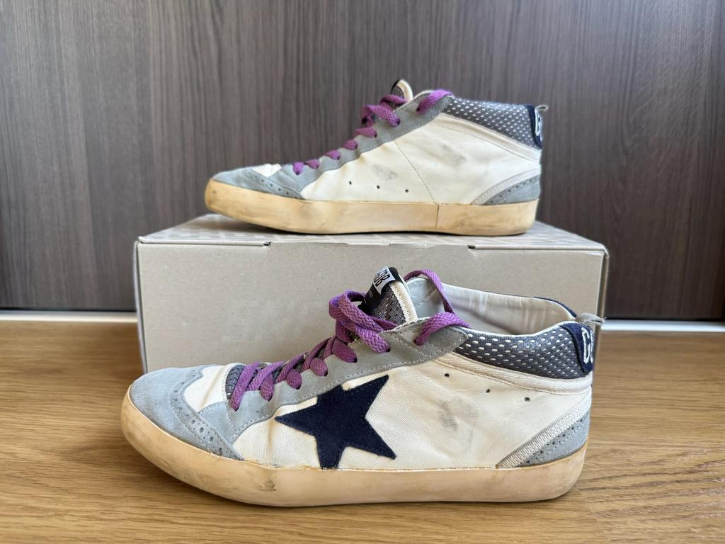 Golden Goose Midstar / maat 43, Wit, Ophalen of Verzenden, Sneakers of Gympen, Zo goed als nieuw