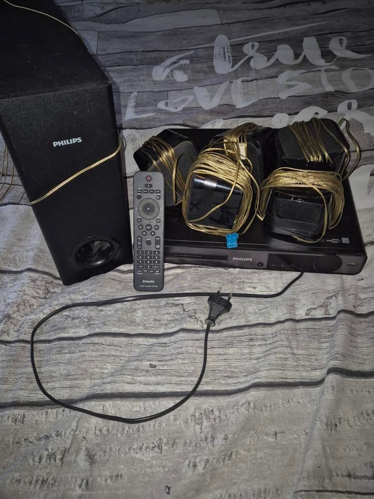 Philips Home Cinema Set met DVD-speler en 5.1 geluid, Audio, Tv en Foto, Home Cinema-sets, Philips, Gebruikt, Ophalen of Verzenden