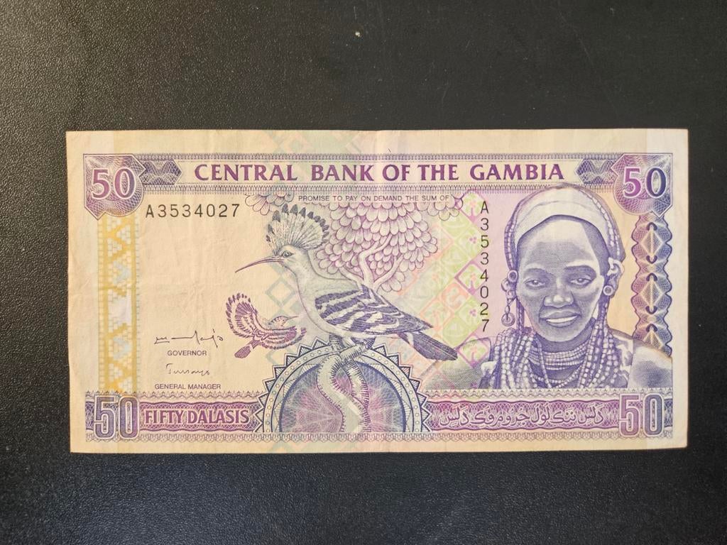 Gambia pick 19a 1996, Postzegels en Munten, Bankbiljetten | Afrika, Ophalen of Verzenden, Overige landen, Los biljet