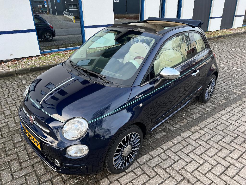 Fiat 500C Riva 51/100 | 105PK | 37.500 km | Cabrio | Uniek, Voorwielaandrijving, USB, Cabriolet, 24 km/l