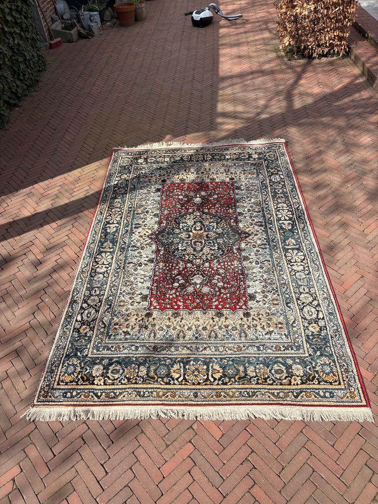 Perzisch tapijt groot, Ophalen, Crème, Gebruikt, 150 tot 200 cm