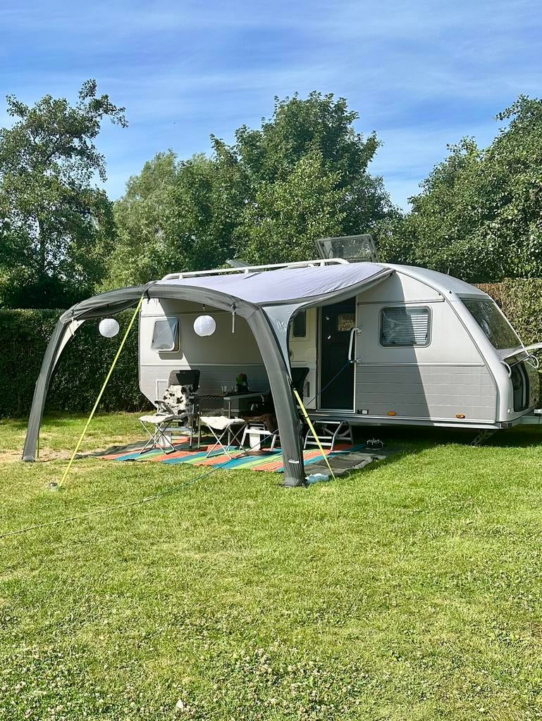 Obelink Sunroof 400 Easy Air CoolDark caravanluifel met pomp, Caravans en Kamperen, Ophalen, Zo goed als nieuw