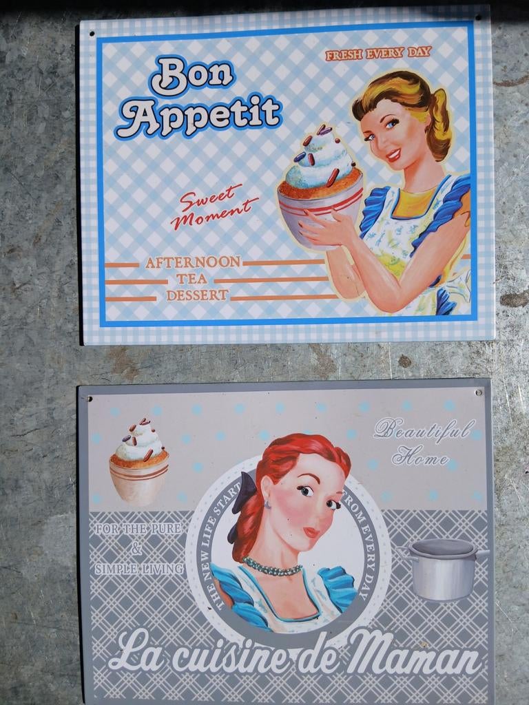 Tekoop ijzeren plaatjes, Ophalen of Verzenden